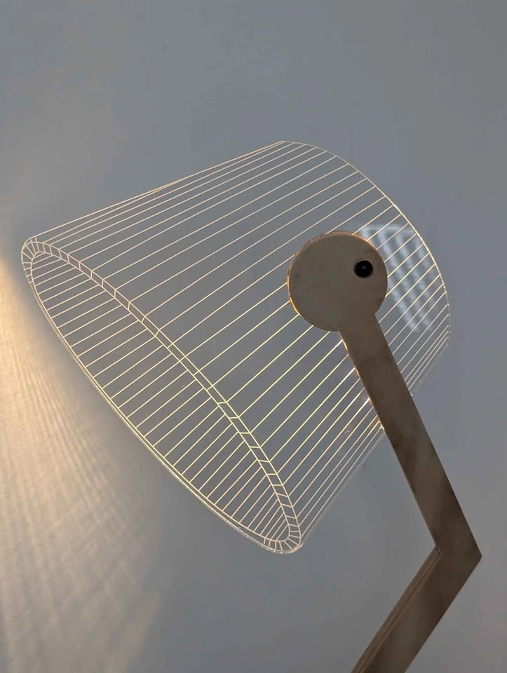 3D Optical Illusion LED Desk Lamp - photo 4