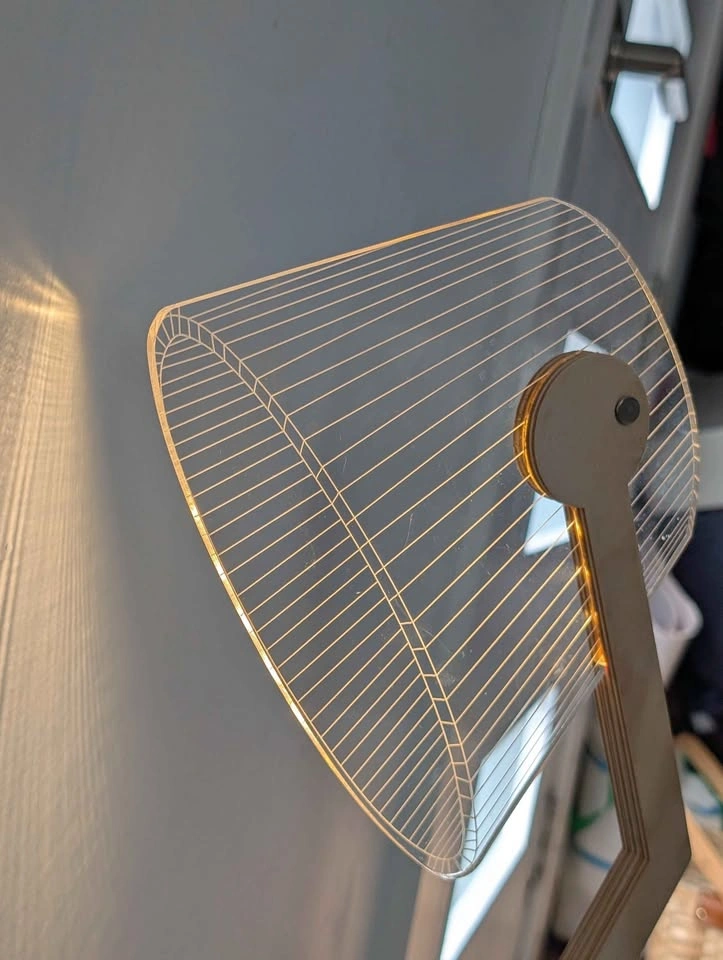 3D Optical Illusion LED Desk Lamp - photo 5