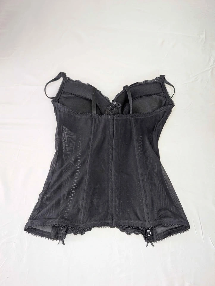Black Lace Corset Bustier Top - photo 2
