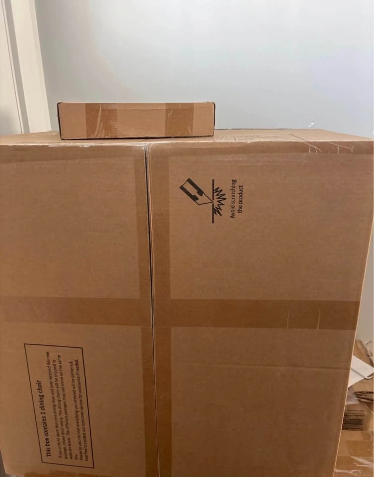 Brand new in box White Velvet Shell Back Vanity Chair - photo 2