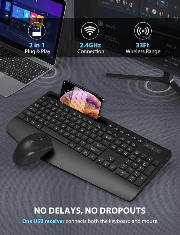 Wireless Keyboard and Mouse Combo - Brand New! - photo 4
