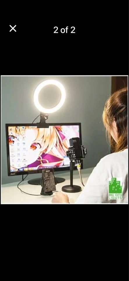 Ring Light With 10 Adjustable Brightness & 3 Color - Brand New - photo 4