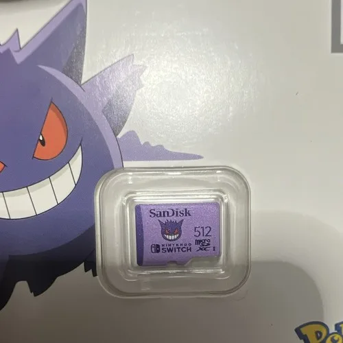 SanDisk 512GB microSDXC UHS U3 for Nintendo Switch, Purple Genga - photo 2