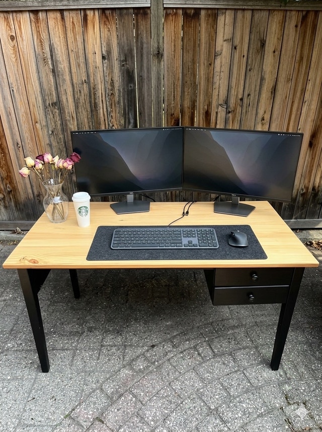 IKEA Solid Wood Desk