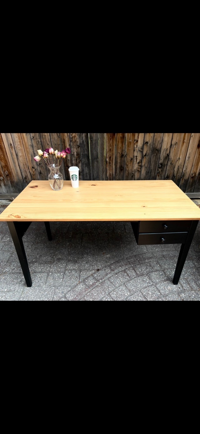 IKEA Solid Wood Desk - photo 2