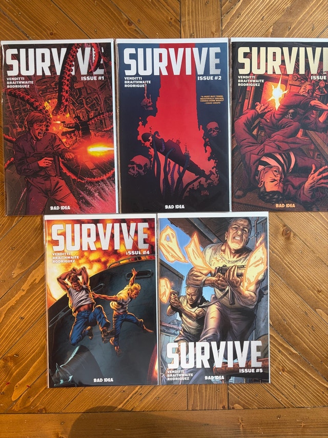 Comic Set - "Survive" (#1-5, Full Set)