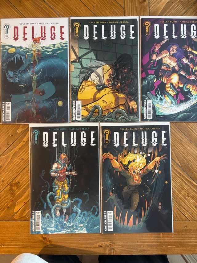 Comic Set - "Deluge" (#1-5, Full Set)