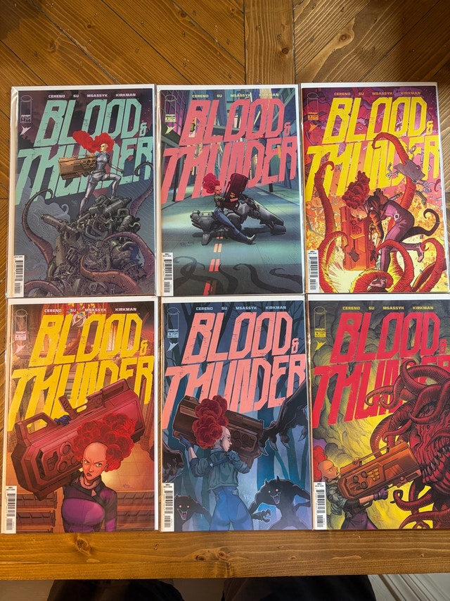 Comics - Blood and Thunder, Issues #1 - #6