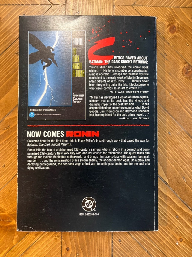 Graphic Novel - Rare - Frank Miller's Ronin - photo 2