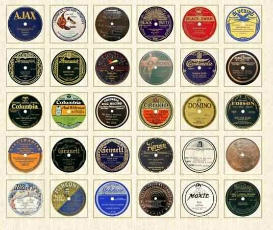 ISO Antique 78 rpm records (1890s-1950s+)