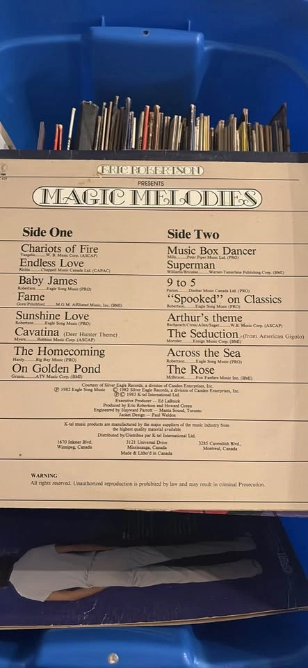 Eric Robertson Magic Melodies Vinyl Record - photo 2