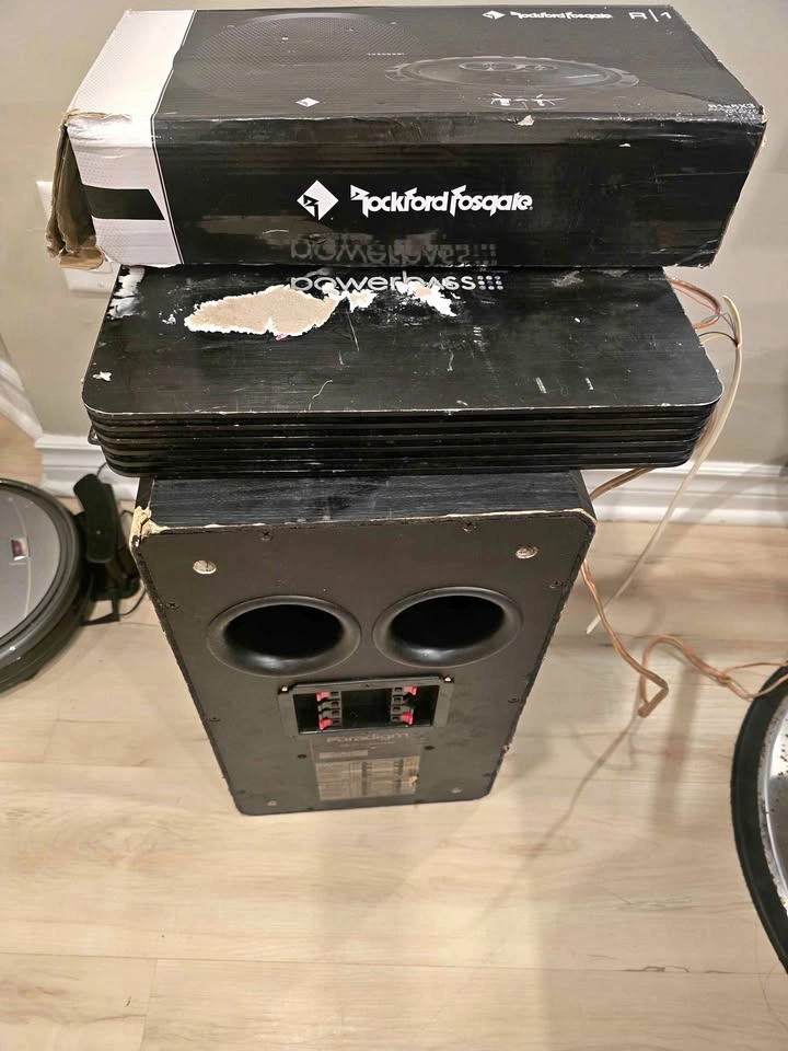 Rockford Fosgate, PowerBass, and Paradigm Audio Equipment Bundle