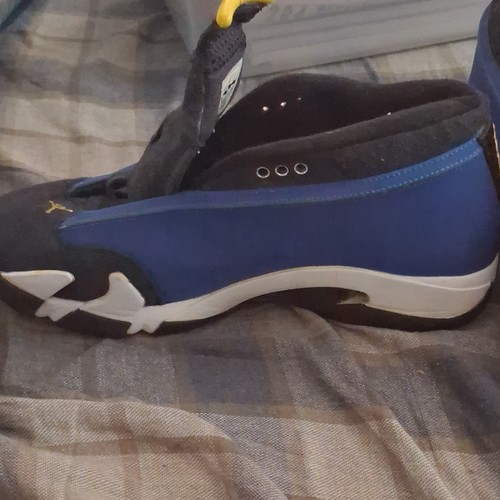 Jordan Air Jordan 14 Retro Low Laney 2015 Suede Sneakers - photo 4