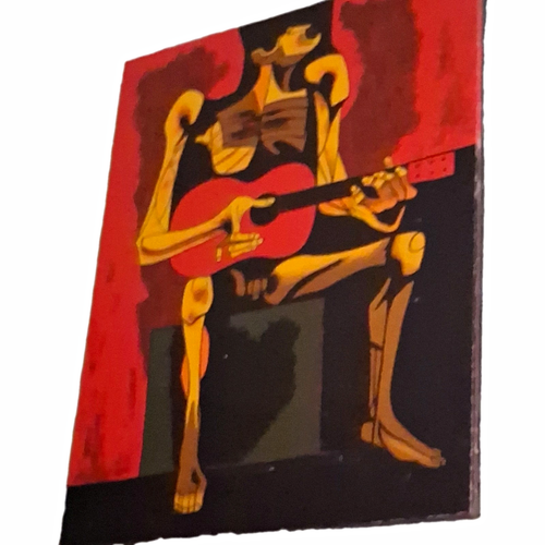 El Guitarrista by Oswaldo Guayasamín