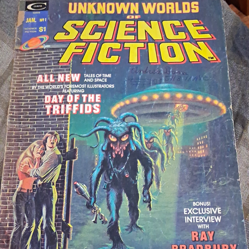 Unknown Worlds of Science Fiction January 1973 No. 1 Illustrated