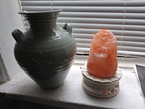 Simon Pearce Belmont Vase celadon crackle glaze - photo 3
