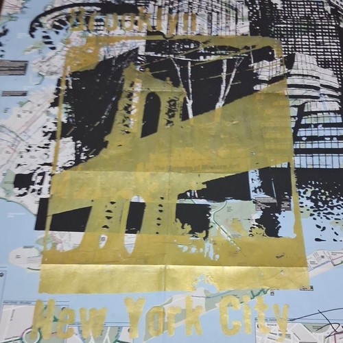 Celino Barnes "Injured?" Signed NYC Map Cityscape Print - photo 4