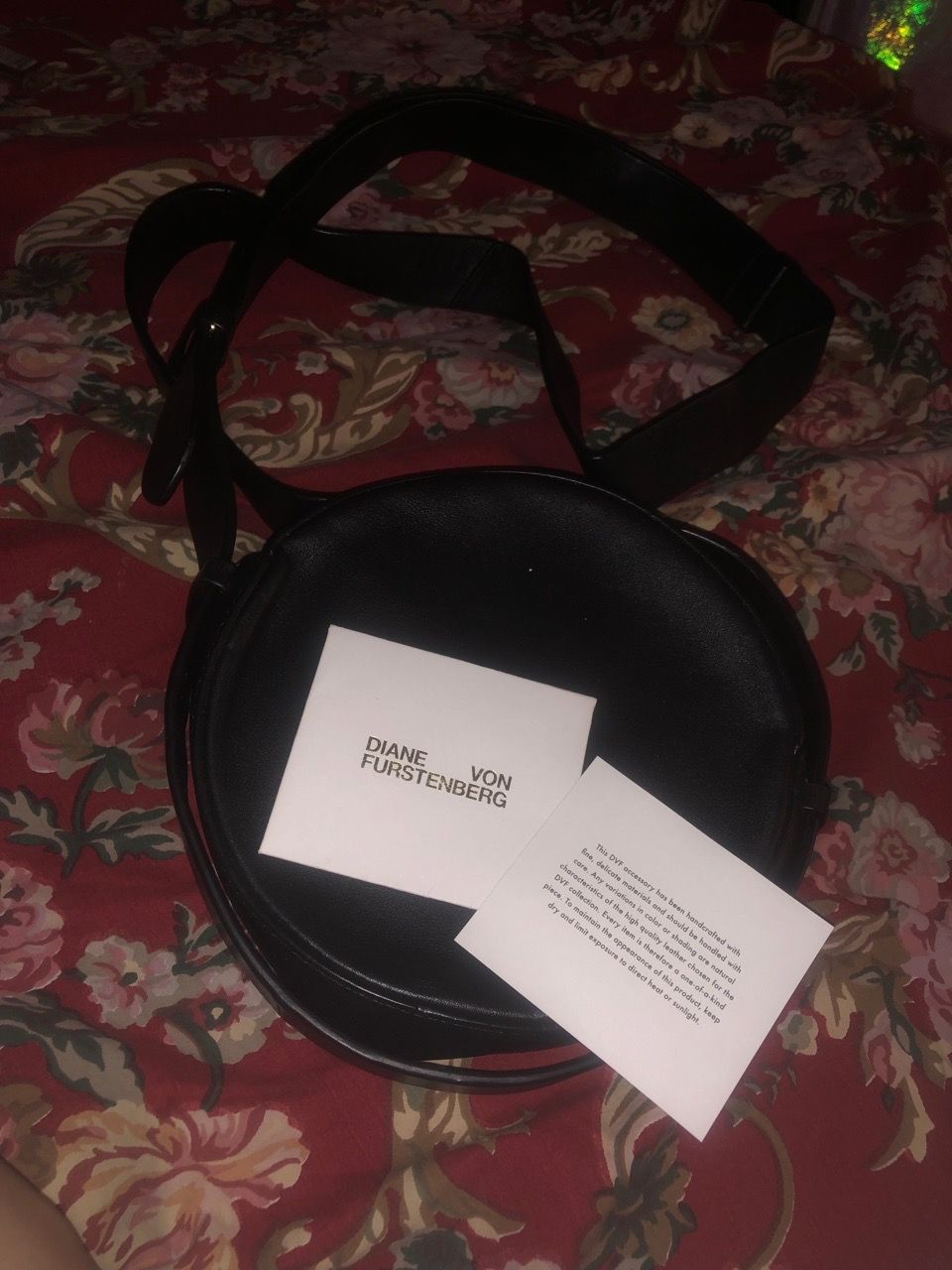 Diane Von Furstenberg DVF Black Leather Accessory - photo 2