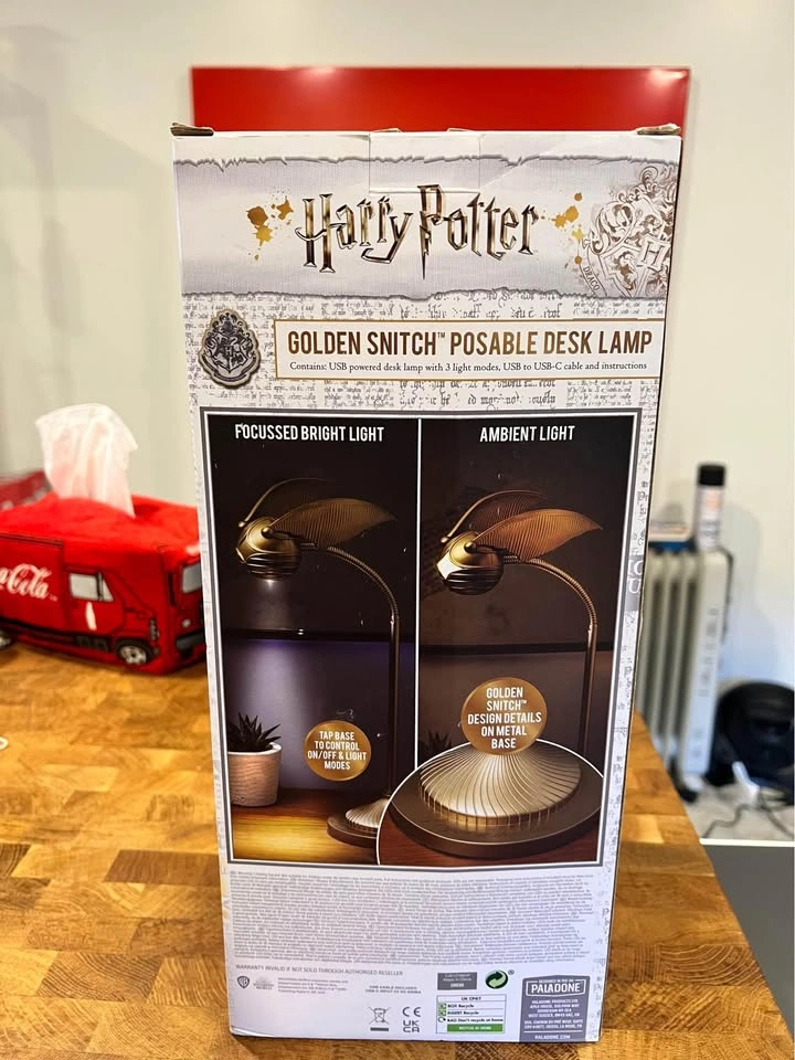 30% off - Harry Potter Golden Snitch LED lamp (opened box) - photo 4