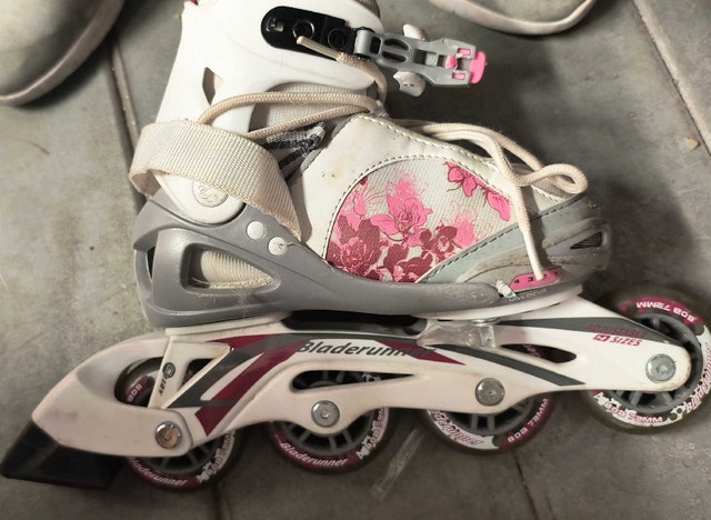 Bladerunner Rollerblades and Little MissMatched Bike - photo 2