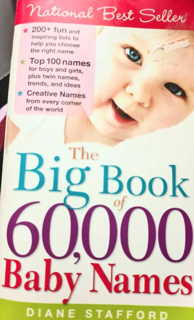 The Big Book of 60,000 Baby Names by Diane Stafford