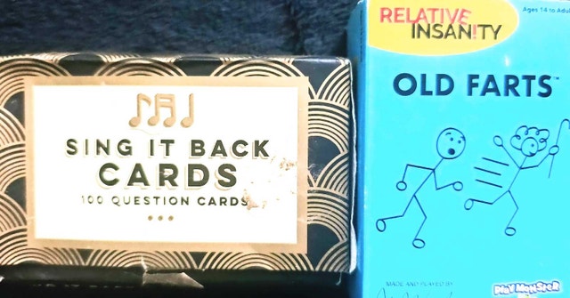 Two Never Used Card Games