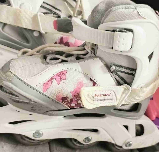 Girls RollerBlades & Helmet