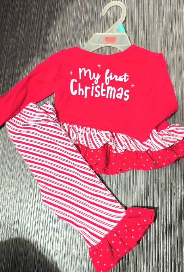 Newborn Baby 1st Christmas Outfit