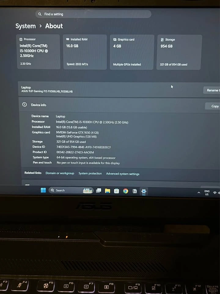 ASUS TUF Gaming F15 Laptop - photo 3