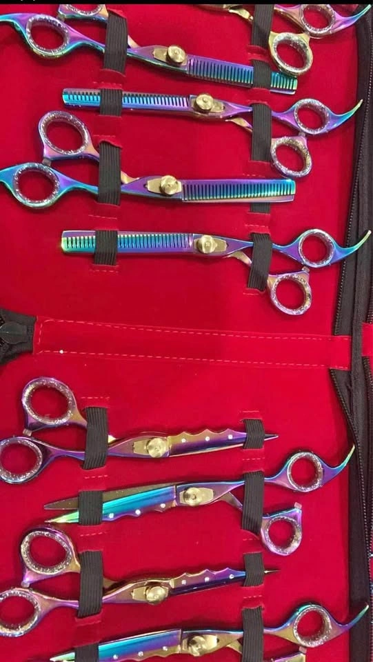 Barber scissors Chrome