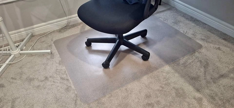Clear Plastic Office Chair Mat for Carpet