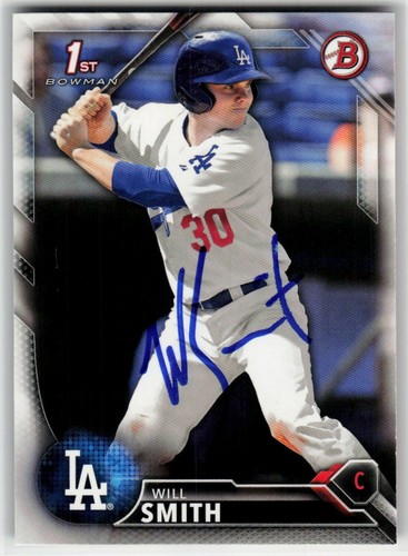 2016 Bowman Draft Will Smith Auto Los Angeles Dodgers #BD-84 1st