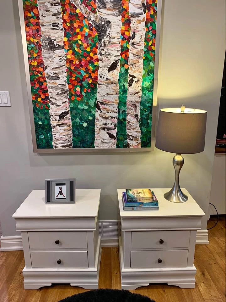 Modern Wood Night Stands/ Side Tables