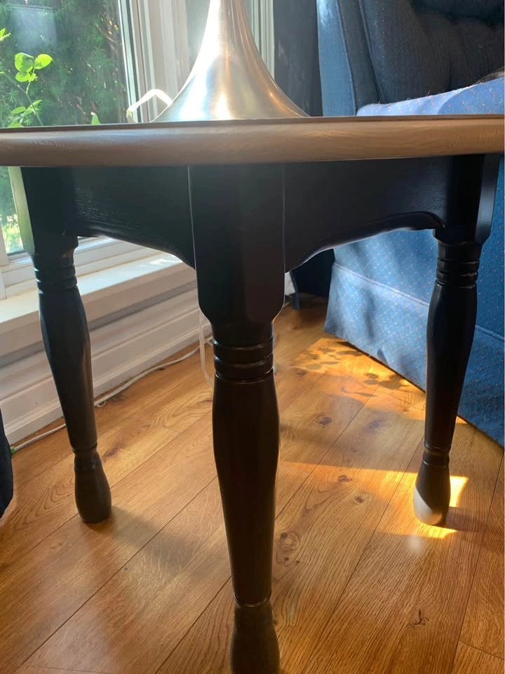 Solid Oak Coffee Table and Side Table - photo 4