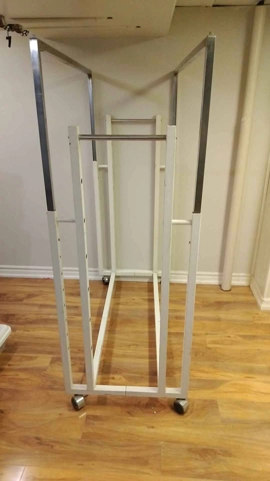 Double-Rod Clothing Rack with caster 48"W by 61" H - photo 4