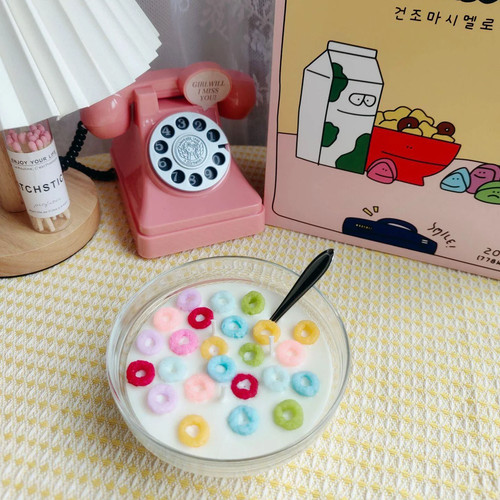 Cereal Bowl Aromatherapy Candle Simulation Food Decoration - photo 3