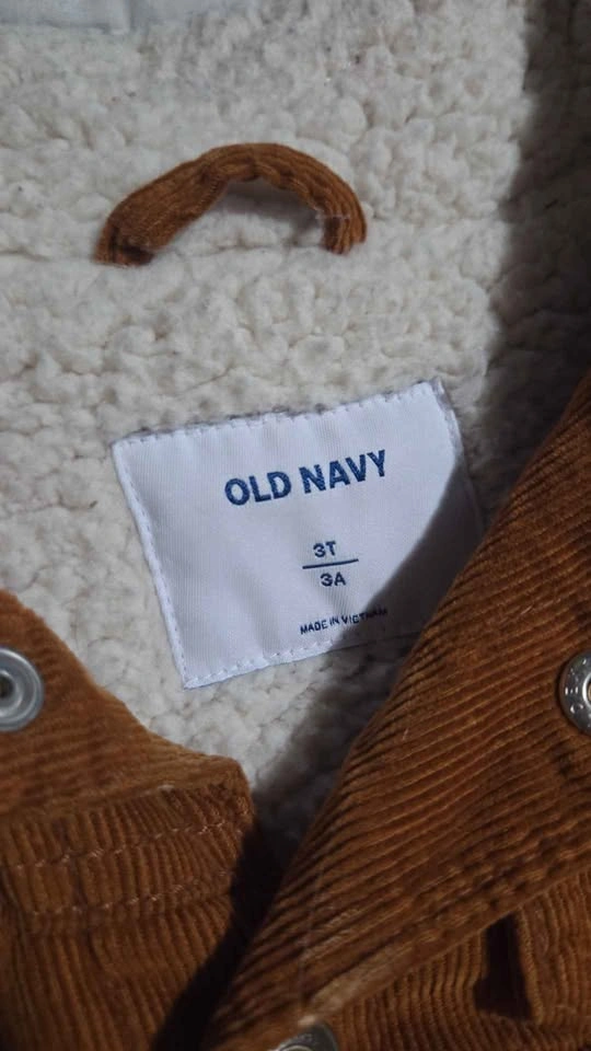 Old Navy Corduroy Sherpa-Lined Jacket 3T - photo 2