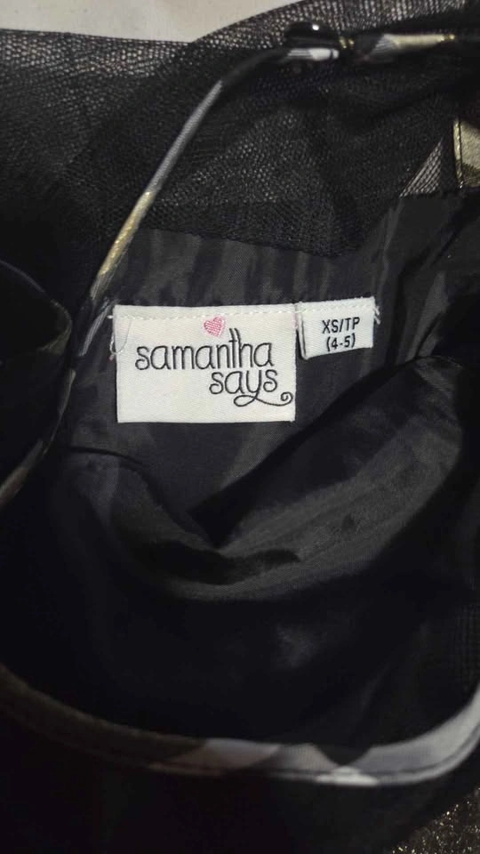 Samantha Says Plaid Sequin Sleeveless Dress Size 4-5 - photo 2