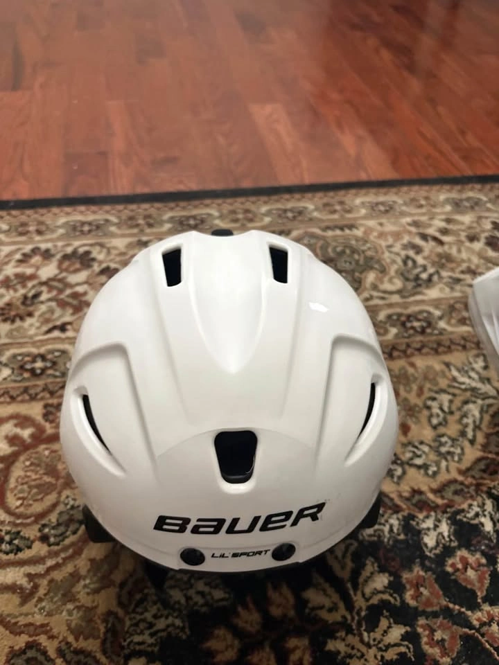 CCM AS 550 Tacks skates with Bauer LiL Sport helmet - photo 2