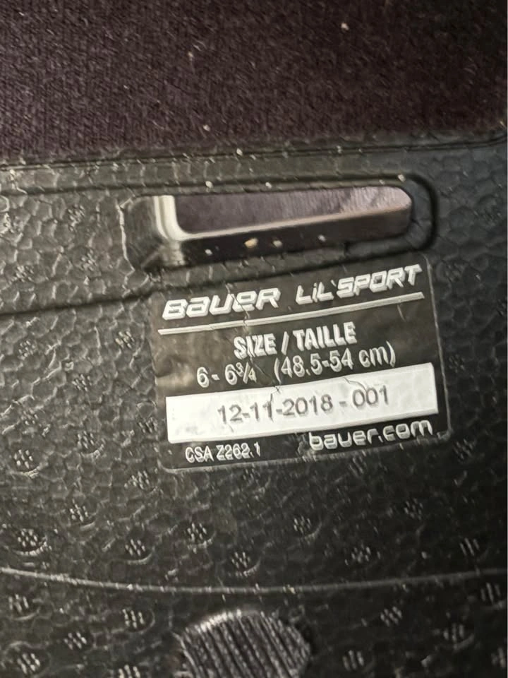 CCM AS 550 Tacks skates with Bauer LiL Sport helmet - photo 4