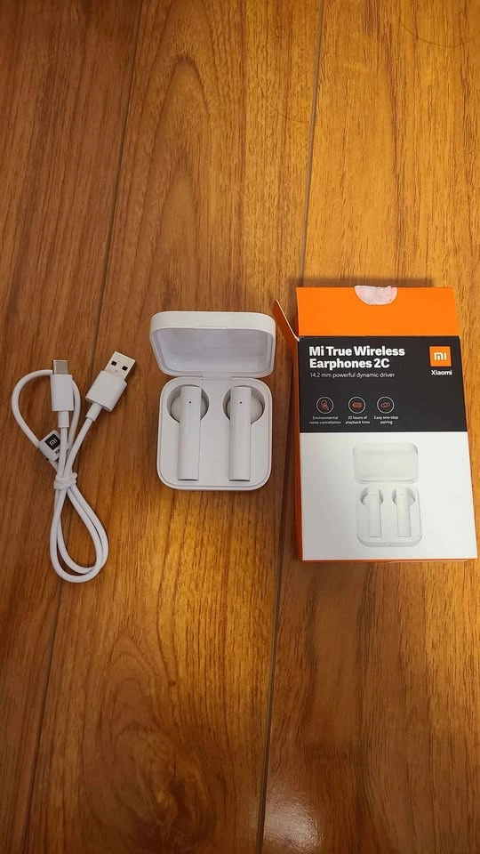 MI 2C Bluetooth Truly Wireless In Ear Earbuds With Mic (White)