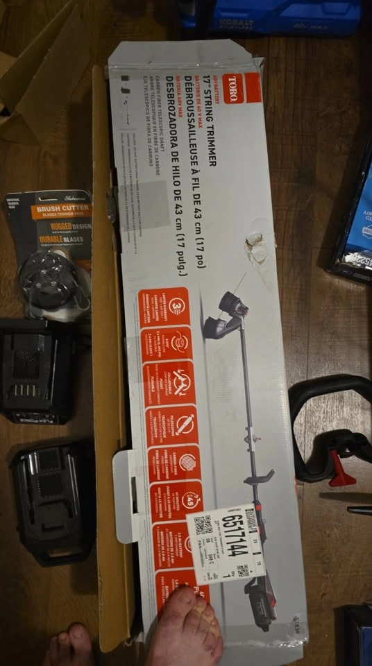 Toro Flex-Force Brush Cutter with Batteries - photo 3