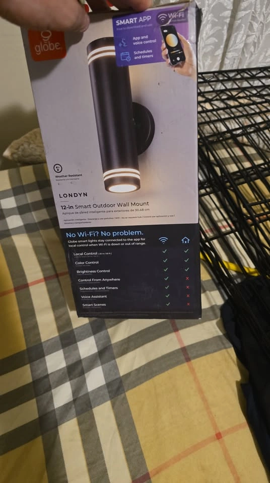 LONDYN 12-in Smart Outdoor Wall Mount LED Wi-Fi - photo 3