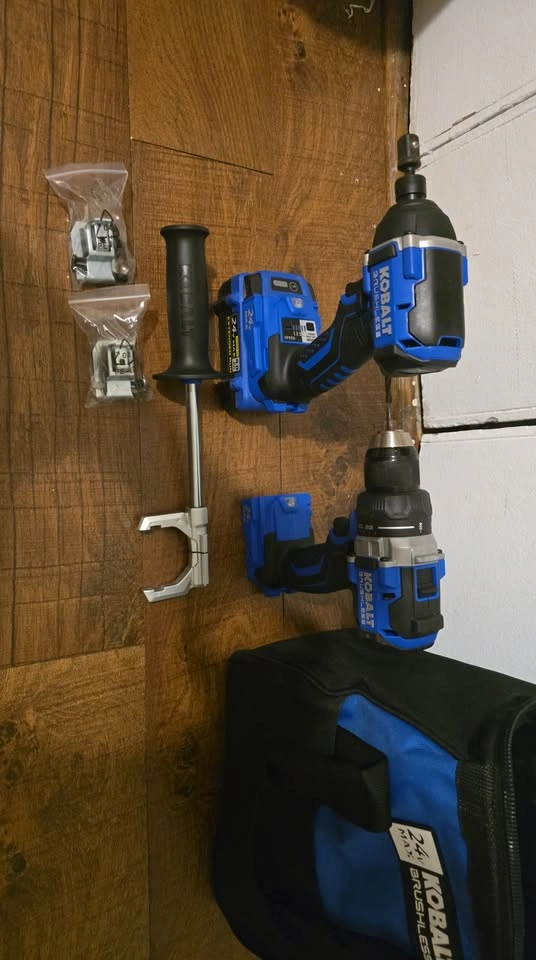 Kobalt 24V MAX Brushless Drill and Impact Driver Set - photo 2