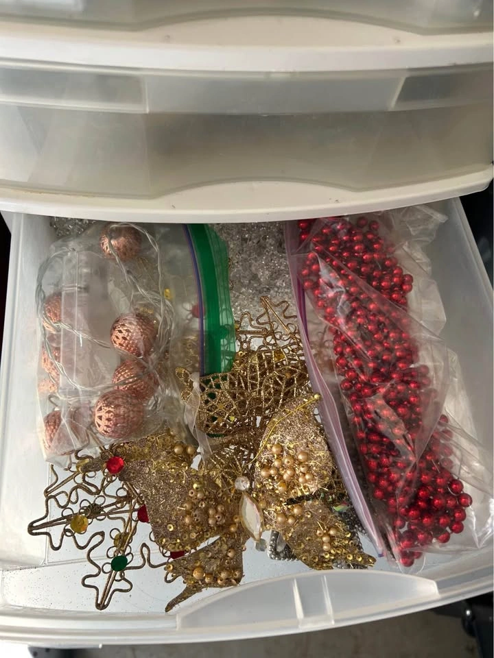 8-Drawer Tower of Christmas Ornaments - photo 3