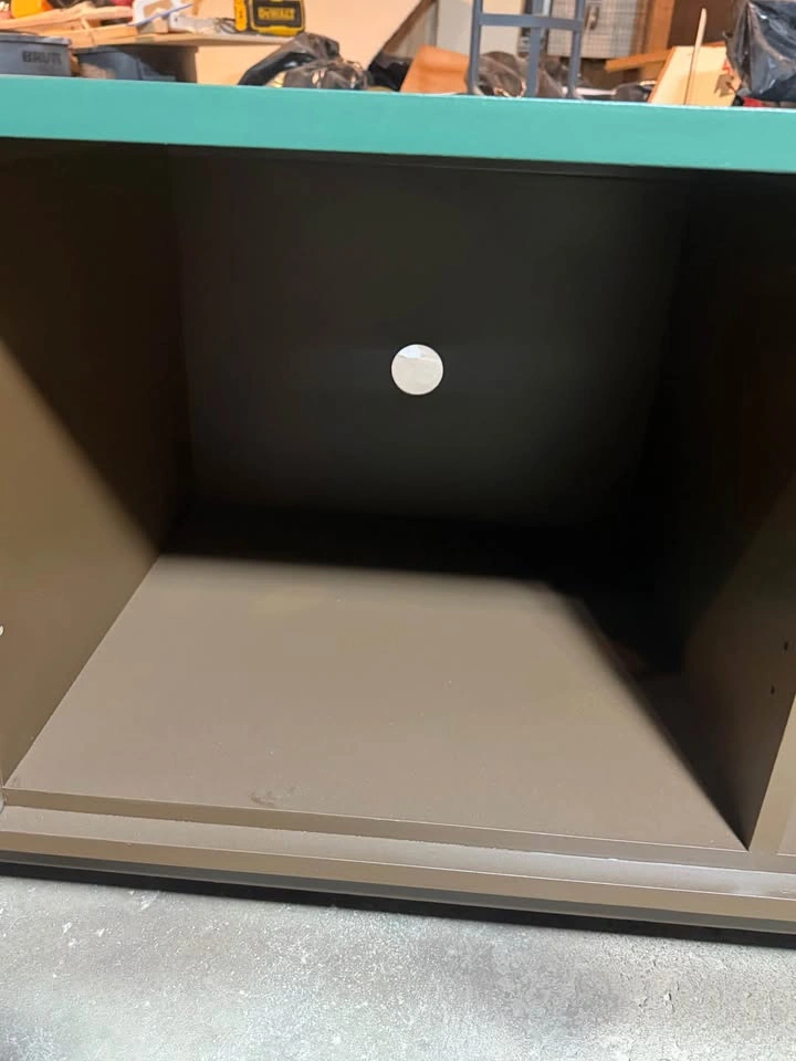 5 ft Green and Brown TV Stand - photo 4