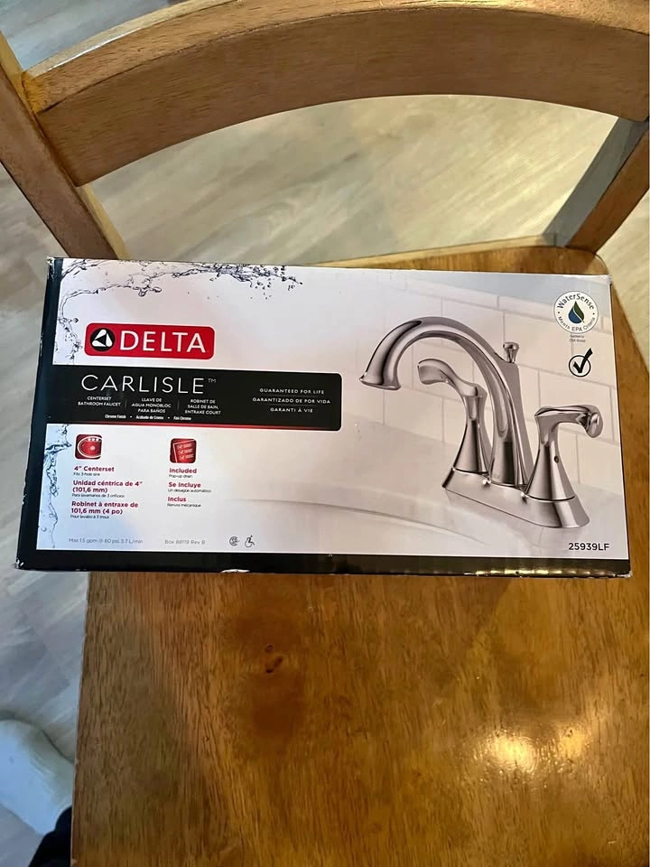 Delta Carlisle 4" Centerset Bathroom Faucet 25939LF