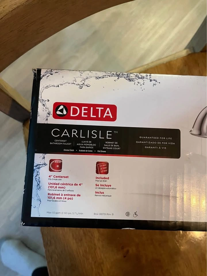 Delta Carlisle 4" Centerset Bathroom Faucet 25939LF - photo 3