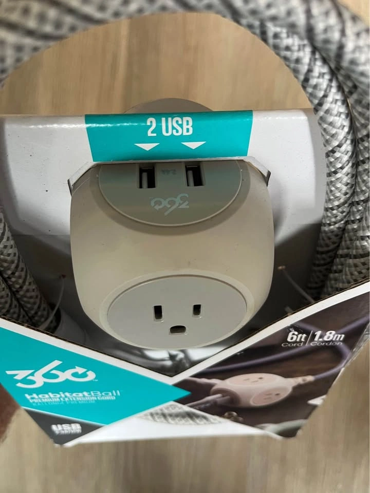 360 Electrical HabitatBall Home Extension Cord - photo 2