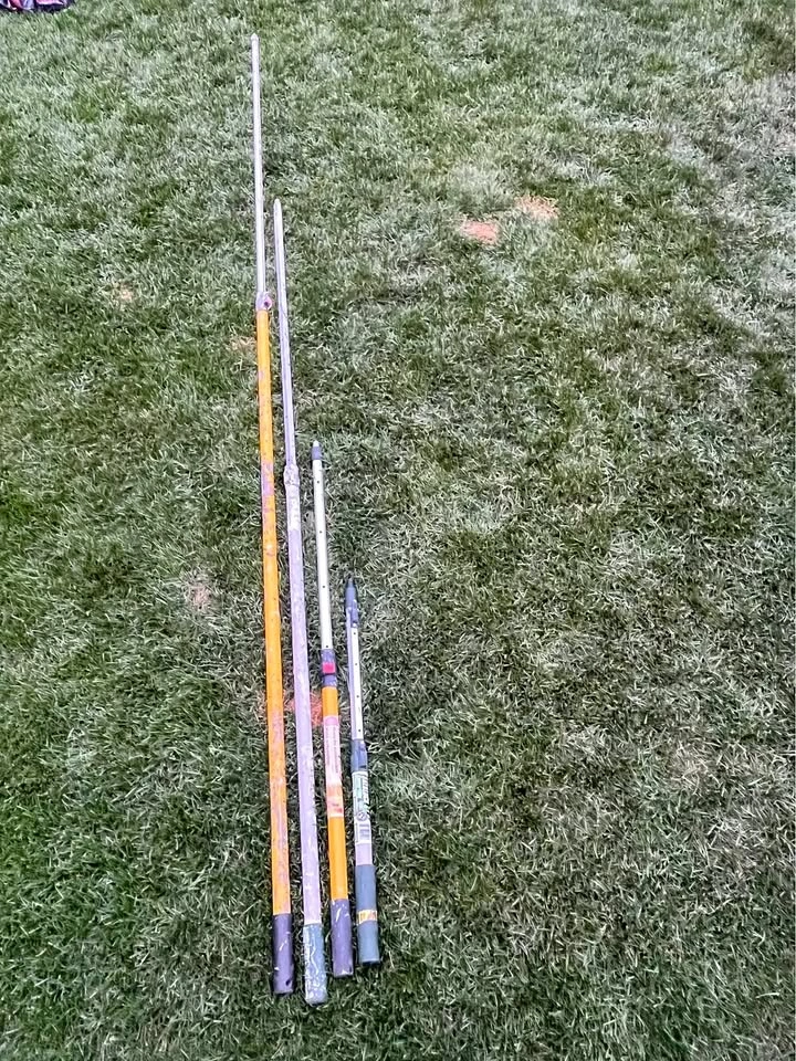 Painting poles